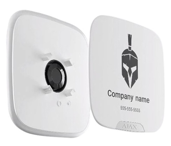 Лицьова панель для Ajax StreetSiren Ajax Brandplate 10 шт. (Белый)