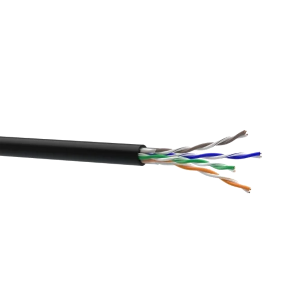 мідь зовнішній ЗЗКМ Кабель Cat. 5e U/UTP 4x2x24 AWG PE (К)(70910031) бухта 500м.