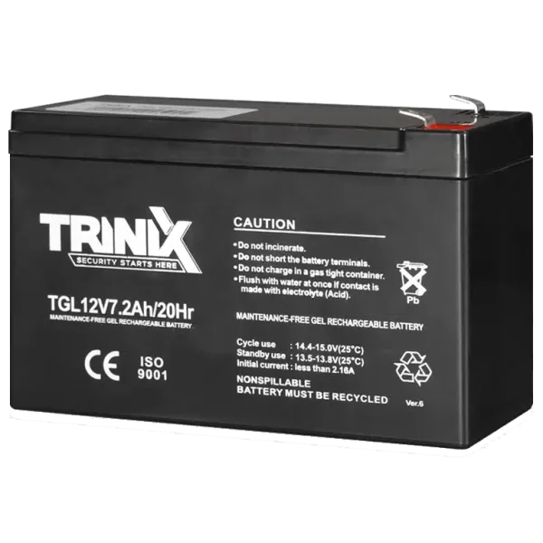 Акумуляторна батарея гелева Trinix TGL12V7.2Ah/20Hr GEL