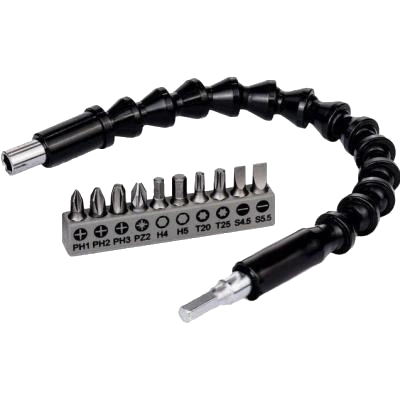 Набір біт 10 шт + гнучкий подовжувач 300 ММ Bosch (2.608.522.377)