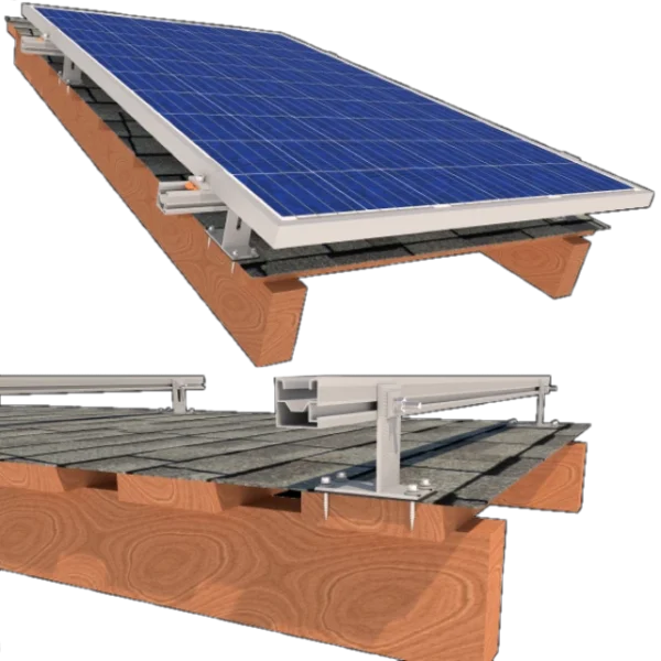 Комплект кріплення Kripter StringSetter SS-XL-B 04 4 солнечных панелей до 1145мм битумная черепица