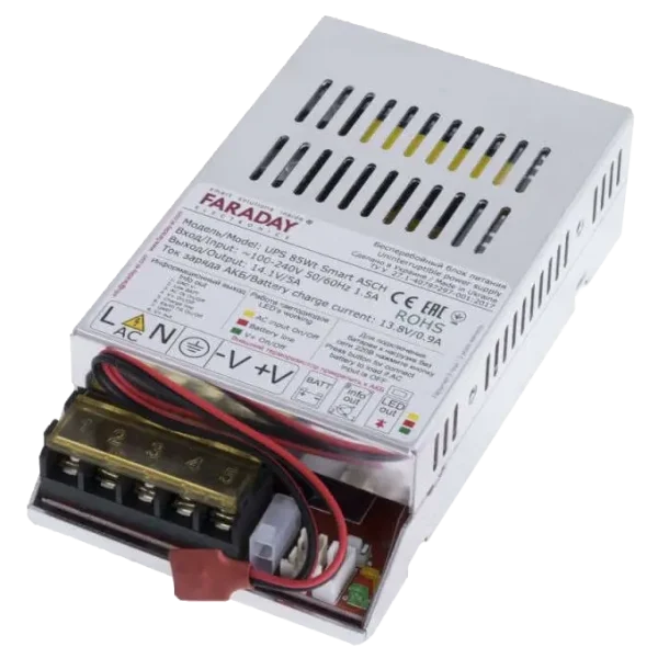 Безперебійний блок живлення 12-18 А●год Faraday Electronics 85W UPS Smart ASCH ALU