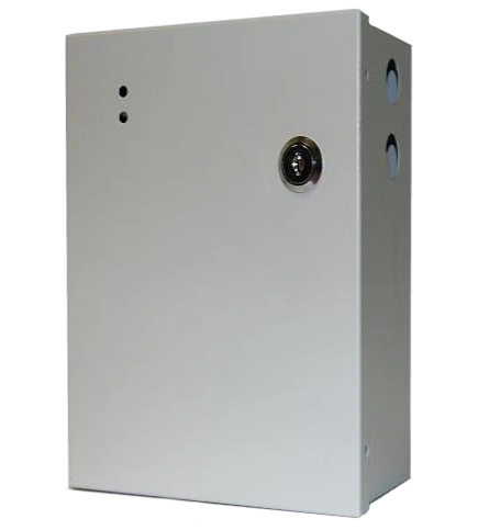 із замком. Монтажний сталевий бокс розміром 300*300*105 мм під АКБ 18 А/г Бокс С