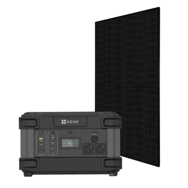 Система автономного живлення однофазна Portable Power Station CS-PS1300 (CN066)(FR) + Canadian Solar CS6R-395MS Full Black