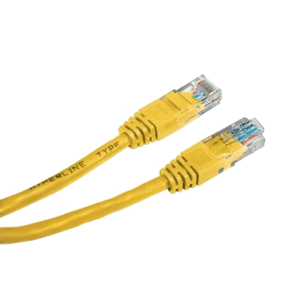 жовтий Патч-корд E-server UTP, 0.5 м, кат. 5e