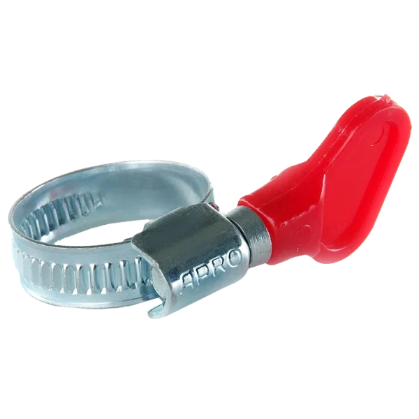 Хомут черв'ячний з метеликом APRO W1 16-25мм (50шт)