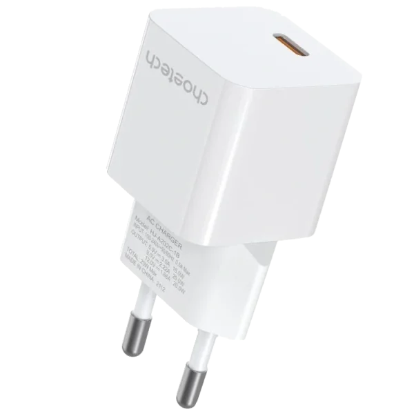 Адаптер Choetech PD5010 mini White PD20W GAN USB-C