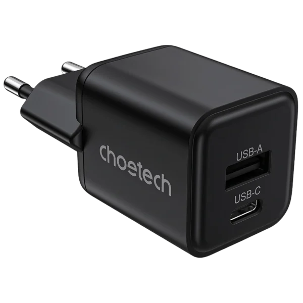 Адаптер Choetech PD5012 mini Black PD30W GAN A+C