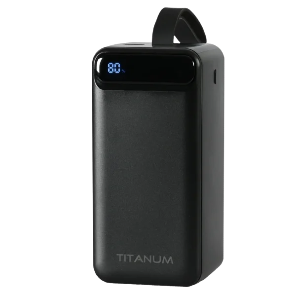 Повербанк TITANUM 741S 22.5W Black 50000mAh