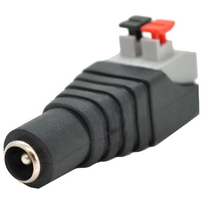 Роз'єм DC-F (D 5,5x2,1мм) с клеммами под ручной зажим