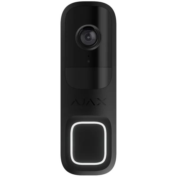 Відеодзвінок Ajax Doorbell black RAL 9005
