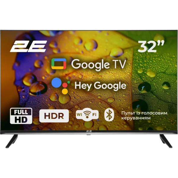 Телевізор 2E 32A07KF 32" дюйма 1920x1080 Google TV