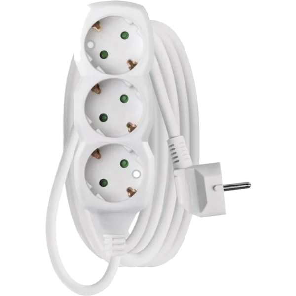 Мережевий подовжувач EMOS P0321R 3 розетки 1.5 м
