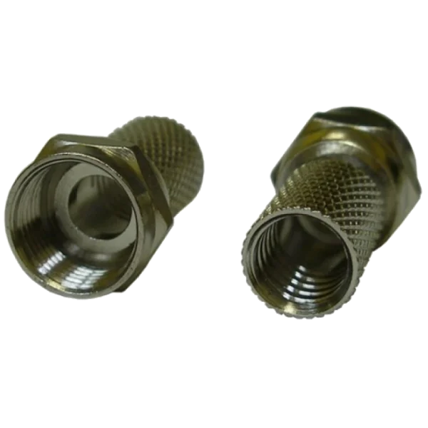 Роз'єм накрутний F6 (FY010) латунь 100шт