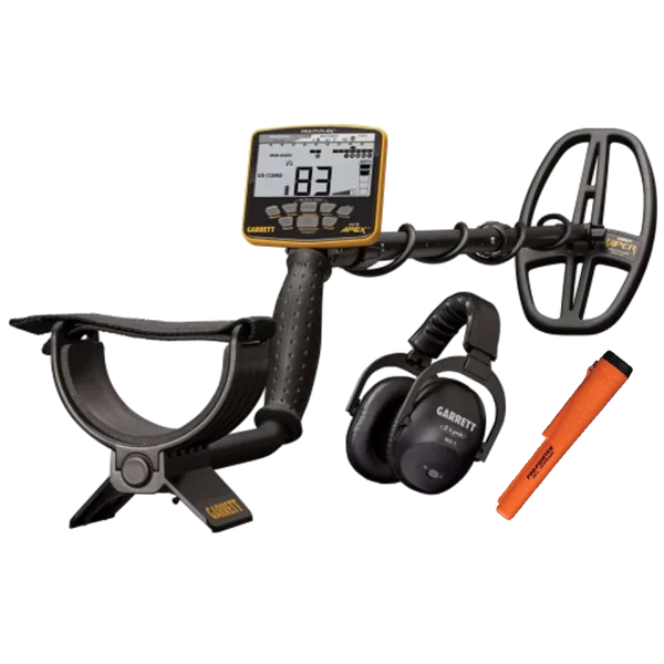 Комлект металодетектор, навушники та ручний детекор Garrett ACE APEX Wireless Package