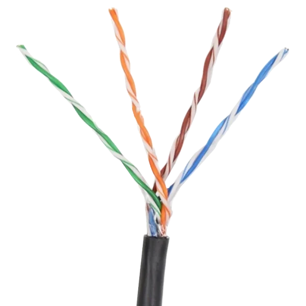 Кабель GM UTP 4*2*24AWG(0,51) СU CAT.5E PE (UTP медь наружная) 305 м