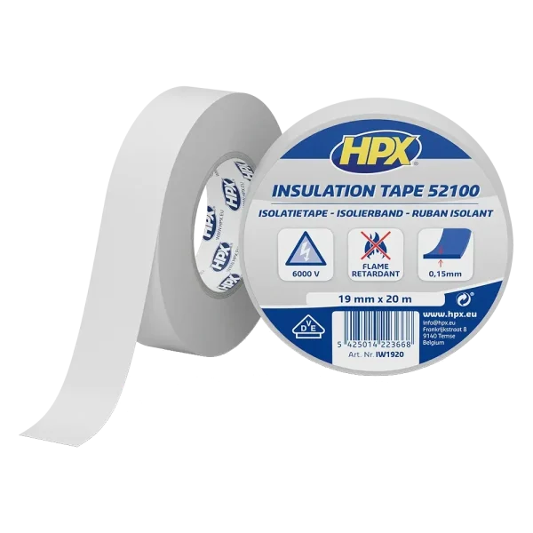 Стрічка ПВХ ізоляційна HPX IW1920 HPX52100 19мм х 20м