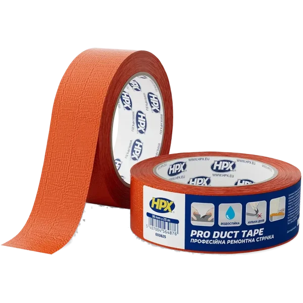 Стрічка ремонтна одностороння HPX EO5025 Duct Tape Pro 38мм х 25м