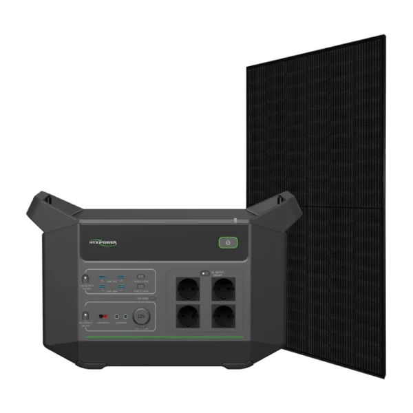 Система автономного живлення однофазна HYXiPower HYX-EA2000 + Canadian Solar CS6R-395MS Full Black