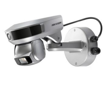 2Мп камера далекого перегляду + 2Мп PTZ-камера стеження, 10х Hikvision iDS-2PT9122IX-D/S (5-50мм)