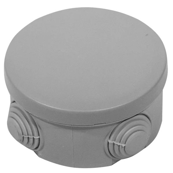 Коробка розподільча кругла  зовнішня IP54, UEA (80х45)