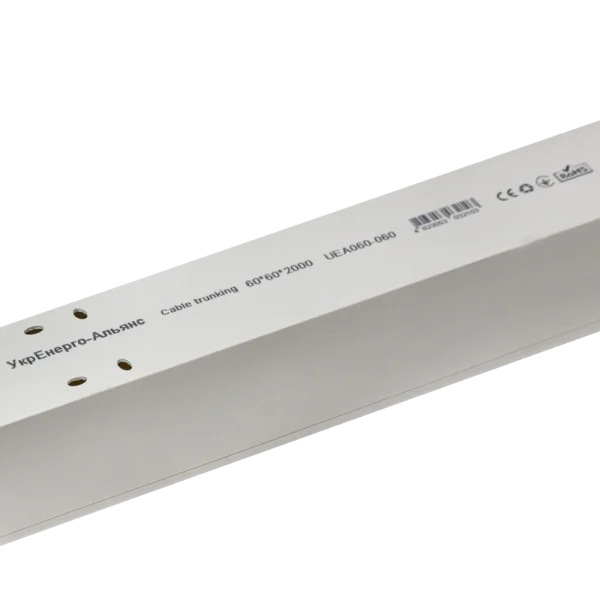 Кабельний канал 60х60 мм 2м с двойным замком