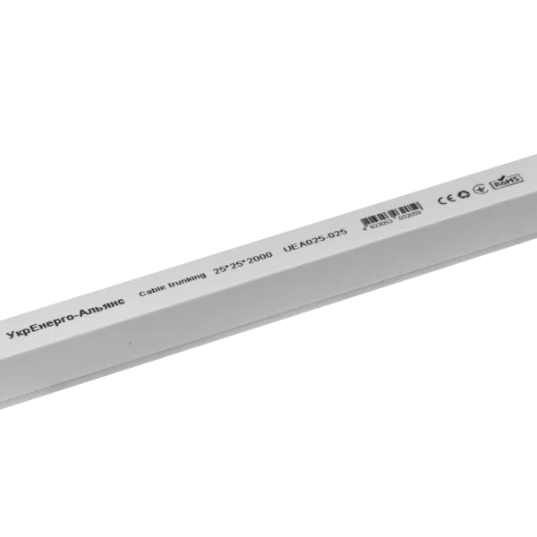 Кабельний канал 25х25 мм 2м с двойным замком