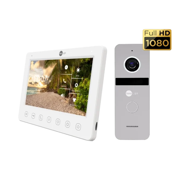 Комплект відеодомофона Neolight KAPPA HD KIT Silver
