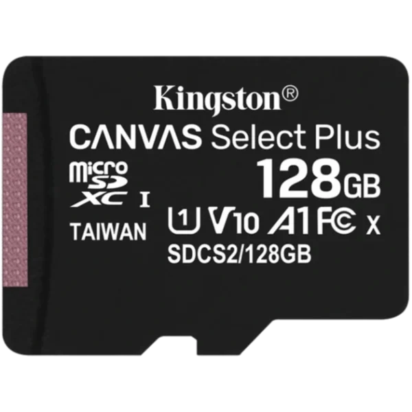Карта пам'яті Kingston microSD 128GB C10 UHS-I R100MB/s + SD