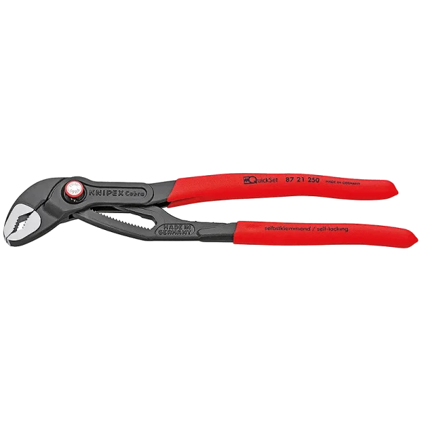 Cантехнічні кліщі KNIPEX KNIPEX 87 21 250 QuickSet (с автоспуском)