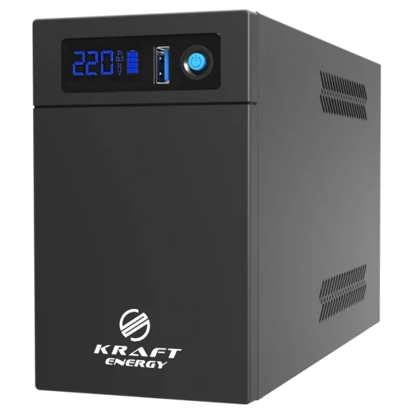Джерело безперебійного живлення Kraft KRF-1200VA/720W(LED) LiFePO4 UPS