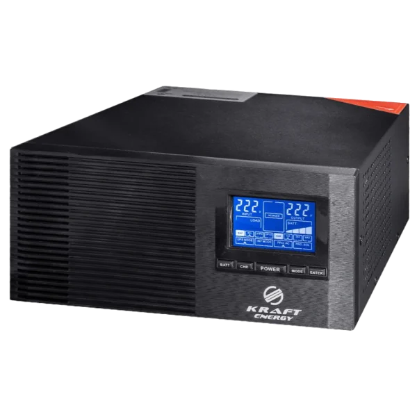 Інвертор з ДБЖ Kraft KRF-AVR1000VA/800W-12V