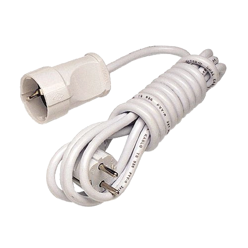 Подовжувач 1*10 м з заземленням Makel 10017