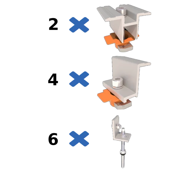 Комплект кріплень до металочерепиці MetalTile II