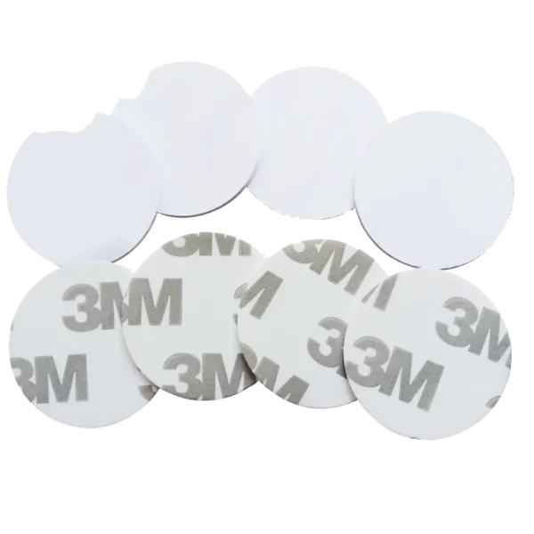 Самоклейка з кодом сумісна з Mifare 1K Ø25мм