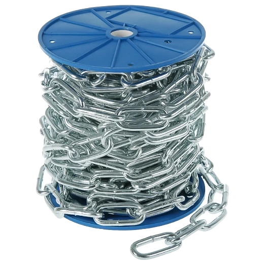 Ланцюг довголанковий оцинкований APRO 8 мм DIN 5685C бухта 15 м