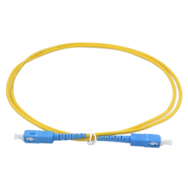 Шнур оптичний з`єднальний (патч корд) SC - SC 2м EServer ES-SC-SC/UPC-2-SM-S