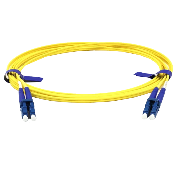 Патчкорд оптичний CMS LC/UPC-LC/UPC SM 1м Duplex Slim