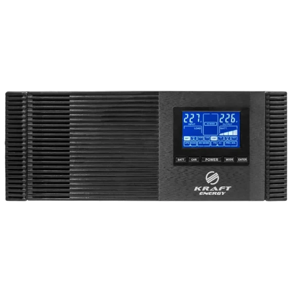 Інвертор з ДБЖ Kraft KRF-AVR1200VA/1КW-12V(MPPT 30А)