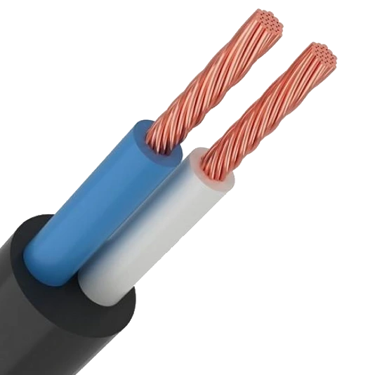 Кабель силовий ПВСнг-нд(LS) 2х0,75 черный (Бухта 100м)