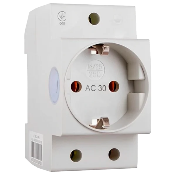 Розетка на DIN-рейку 230 В