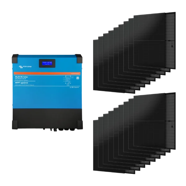 Система автономного живлення однофазна Victron Energy Multi RS Solar 48/6000/100-450/80 + AIKO A445-MAH54Mb 5.3 кВт