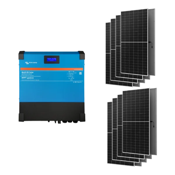 Система автономного живлення однофазна Victron Energy Multi RS Solar 48/6000/100-450/80 + AIKO G645-MCH72Dw 5.3 кВт