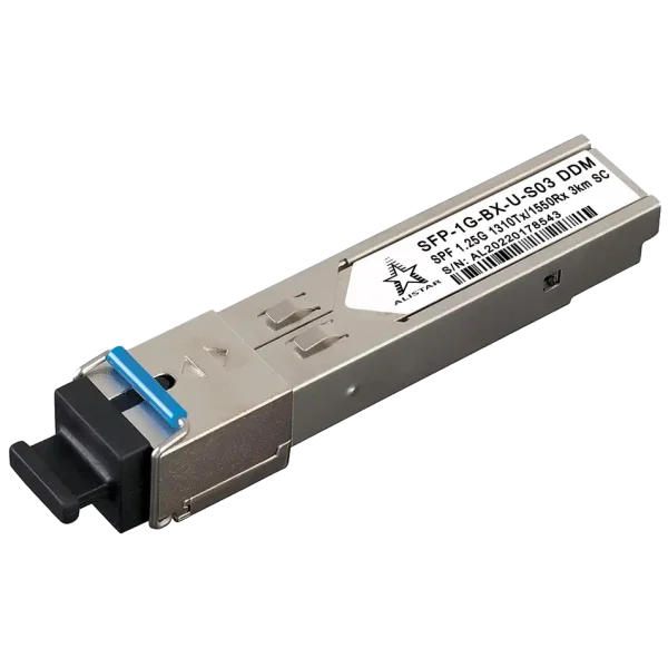 Модуль ALISTAR SFP-1G-BX-U-S03 SFP 1G 1SM WDM SC 3KM TX1310/RX1550nm DDM
