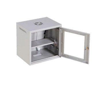 Шафа, акрилове скло, сірий 4U, 530х400х210 мм