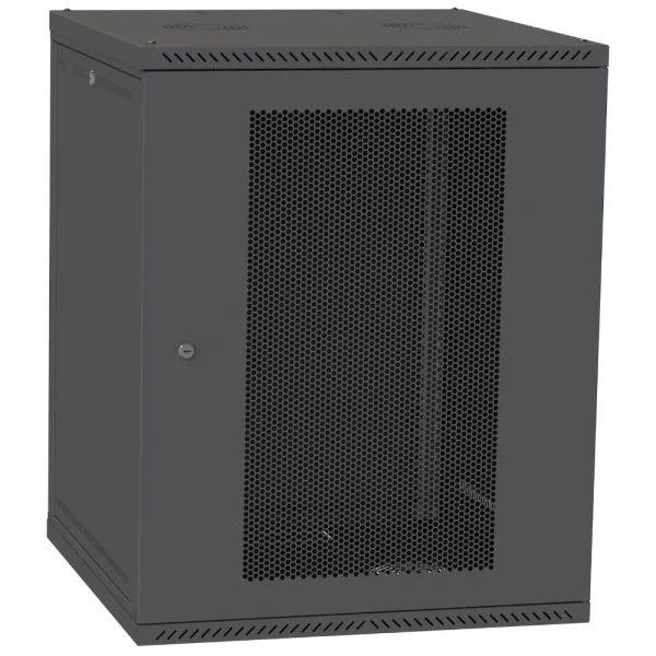 Шафа серверна IPCOM СН-15U 600х450 перфорация RAL9005