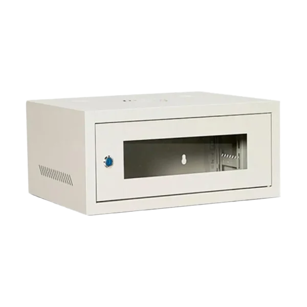 акрилове скло, чорний Шкаф 4U, 550х400х210 мм