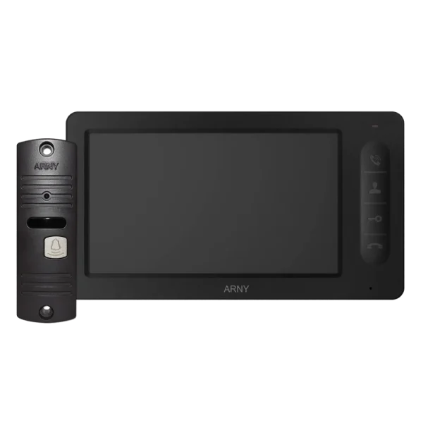 Комплект відеодомофону чорний/мідний AVD-7005