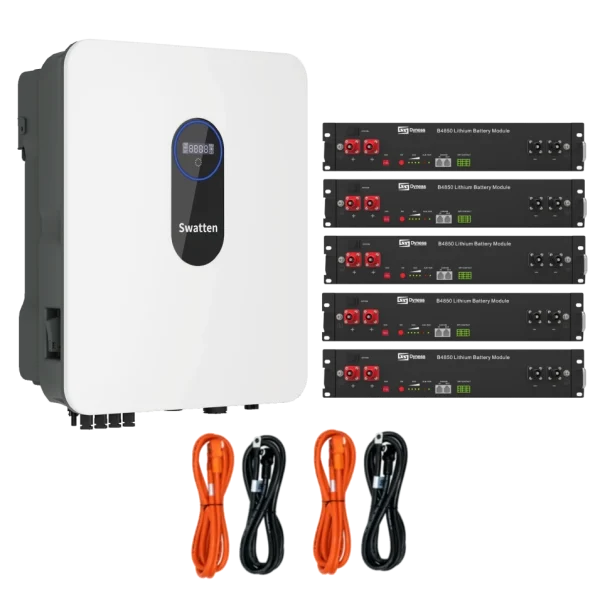 Система безперебійного живлення 1 фаза 6кВт 12кВт•год SWATTEN + Dyness