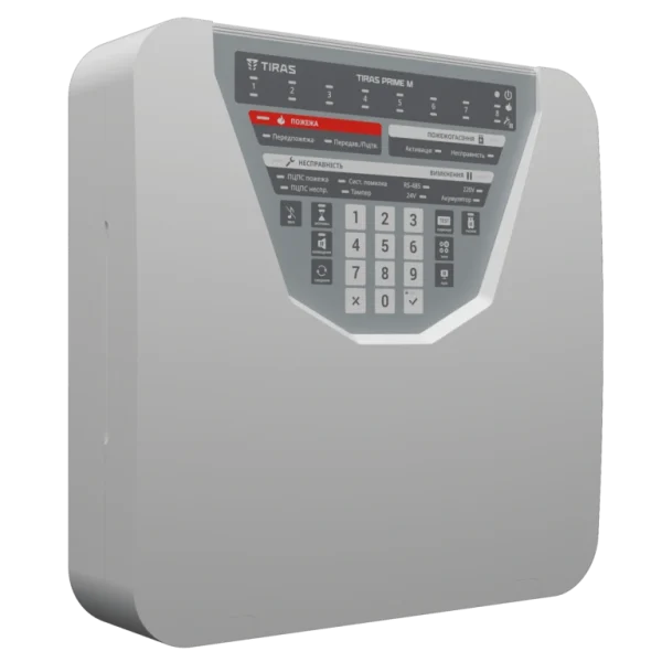 Прилад приймально-контрольний пожежний "Tiras PRIME M"